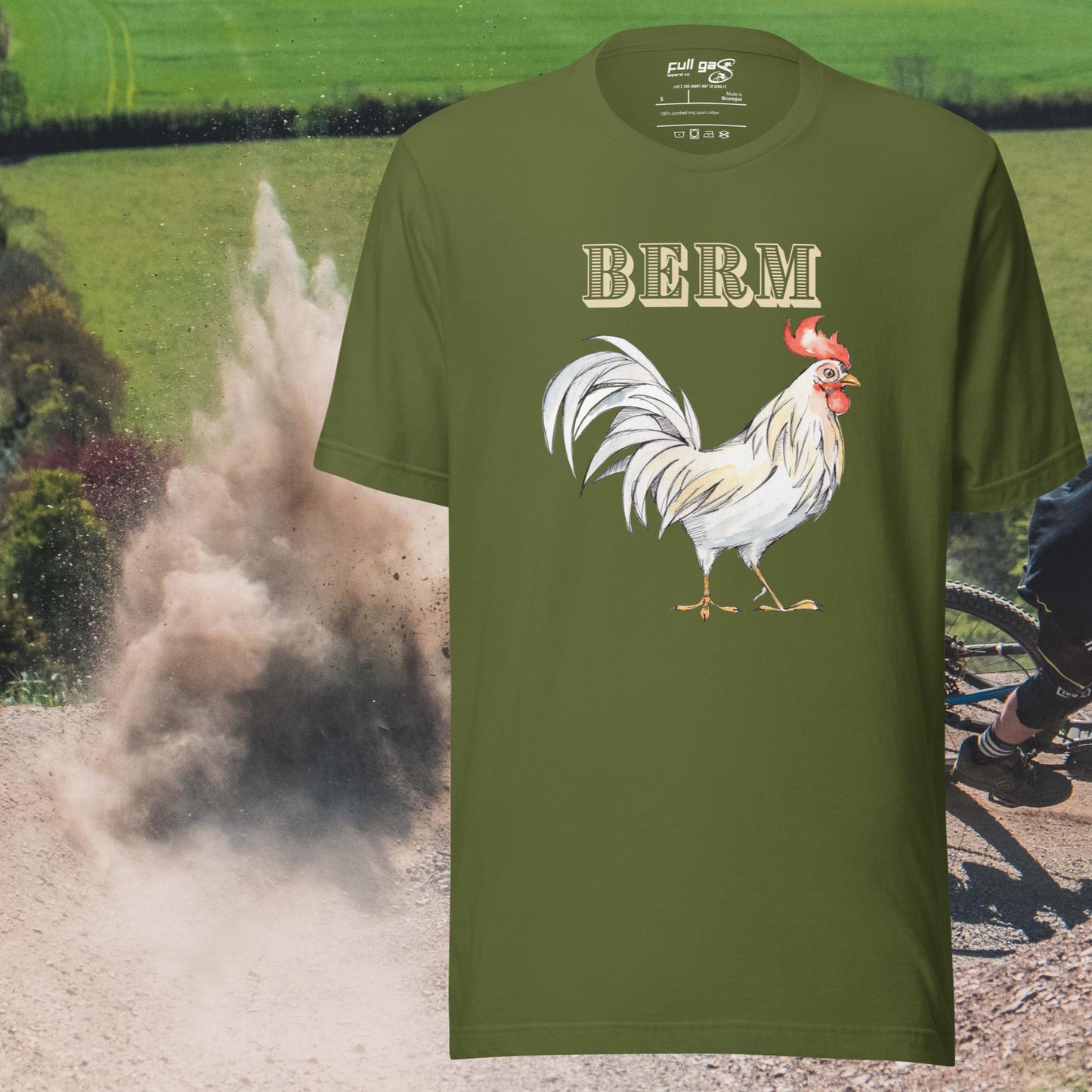 Berm Rooster T - Olive